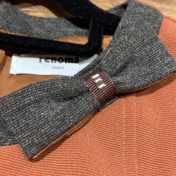 Renoma Paris midi dress in rustic fall colour - Picture 9 of 9